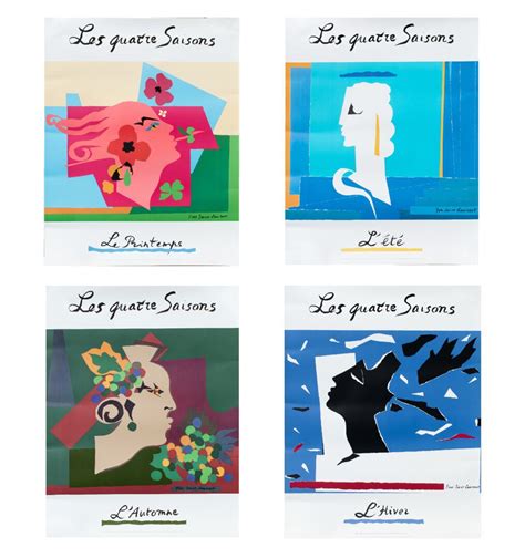 Affiches les 4 saisons ysl 